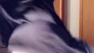 Sexy Teen Teases in Silk Robe and Panties