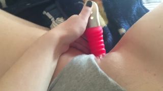 Tight Teen Cums with Vibrator