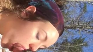 Outdoor Blowjob Temptation