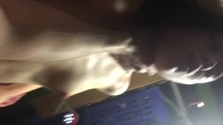 Sucking Thumb, getting Choked & Fucked Hard