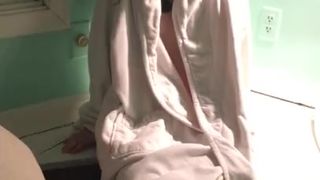 Pussy Lick through a Trap Door