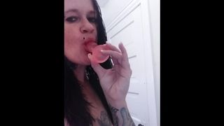 Sneaking away to Play with new Anal Toy