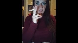 Rebel Rose Sexiest Smoker Dancing Mouthing Words Long Drags Teaser Clip