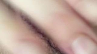 Spreading Creamy Pussy after a Deep CreamPie