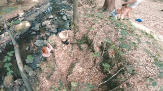 Kate Truu Caught Young Couple having Sex in Public Park and Decided to Join