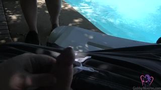 Gabby Monroe - my Brothers HOT Wife Jerk off Encouragement Pool Side
