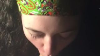 POV Strip Tease Deep Throat Blowjob