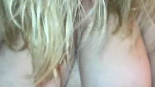 Horny Wife with Big Tits Cums Hard while Riding Hubby's Cock - POV