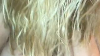 Horny Wife with Big Tits Cums Hard while Riding Hubby's Cock - POV