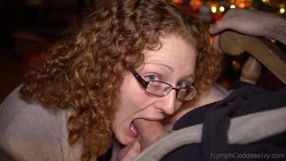 Redhead MILF Ivy Swallows Hubby's Cum as an Early Holiday Gift