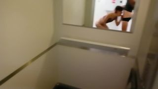 Blowjob Job of Russian Woman in a Lift