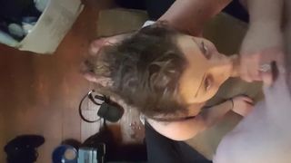 Watch this Hottie Suck my Cock, and Swallow my Load