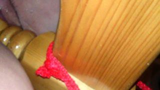 Girl Fucking Bedpost