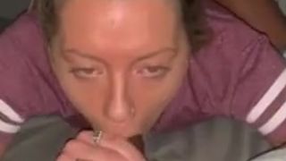 DESTINY GIVIN BIRTHDAY MORNING BLOWJOB!