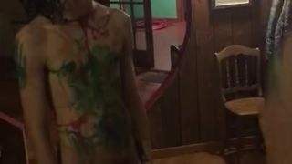 Colorful Acrobatic Pussyeating