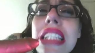 Gloves and Throat Fuck