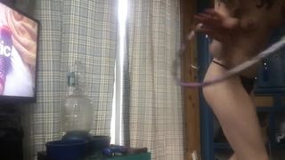 Sexy Hula Hooping, Smoke Rings & Dildo Play Compilation