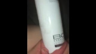 Teen Spraybottle Masturbation