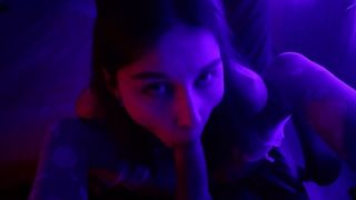 Cute Girl in Sexy Underwear Sucks Dick