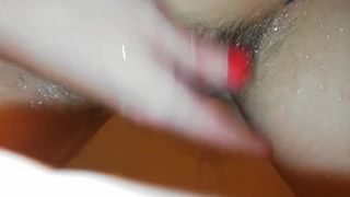 Washing my Extreme Hairy Cunt