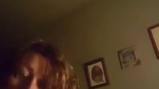 Teen Step Sis Struggles to Milk Cock