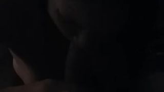 Cum Shot all over my Face after Sucking Daddy's Dick