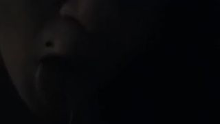 Cum Shot all over my Face after Sucking Daddy's Dick