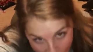 Teaser Vid!! Slurping Blowjob makes him Cum in my Mouth