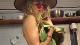 A Girl & her Rhubarb Leaf Part 2