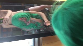 Doggy Style Mirror View Cum Shot