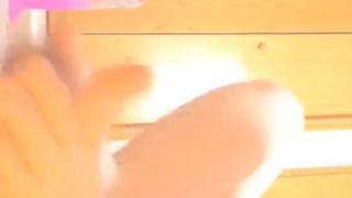 Teen Slut DPs her self with Toys