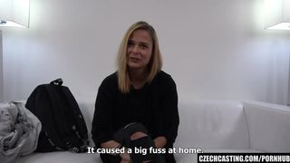 Lesbian Virgin Teen Enjoys Threesome