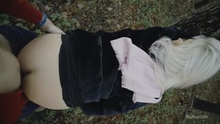 Risky Fucking in Public Park in all three Holes and Facial
