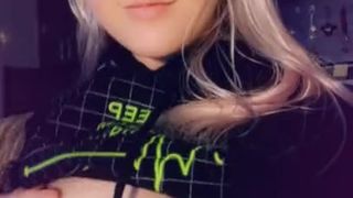 Cutie on Snap Showing Tits