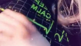 Cutie on Snap Showing Tits