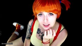 Misty gets A Huge Load on her Face