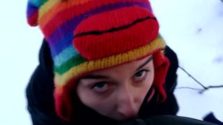First Time PUBLIC Blowjob in Winter