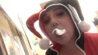 Harley Quinn Takes a Smoke Break