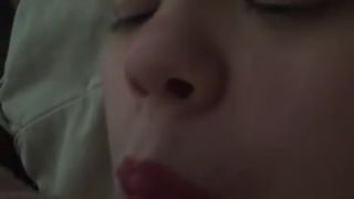 Soaking Wet MILF Eats own Cum