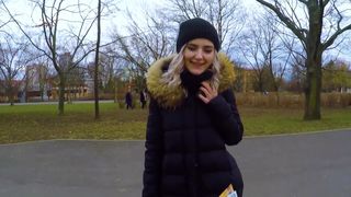 Cute Teen Swallows Cum for Cash - Public Blowjob in the Park by Eva Elfie