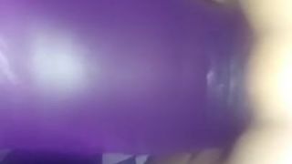 10" Toy in Teen Pussy