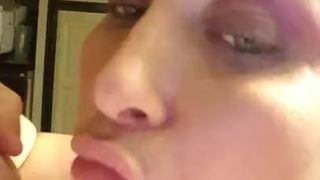 CASSIE K. Tapes Boyfriends Ass Cheeks Apart:and Eats his Ass like a Pro!