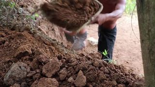 Build House underground Using wood | Primitive technology , Building Skill