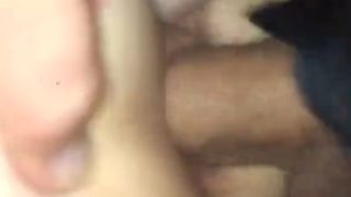 Blonde Beth DP with Dildo and Tied up