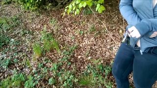 She Loves Public Doggy and Cum Swallowing