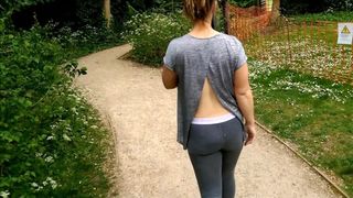 Love Fucking outside with a Nice Cum Reward