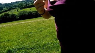 Open Countryside Risky Fuck & Blowjob