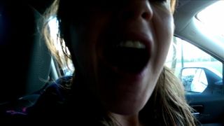 Car Park Blow Job Cum Swallow Gargle