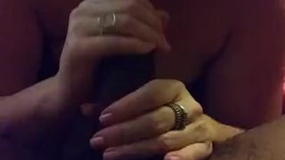Palm Springs Laura Vs. A Young BBC( and Wins) W/ Cumshot on Face