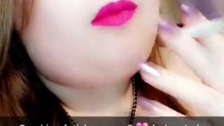 Smoking on Snapchat